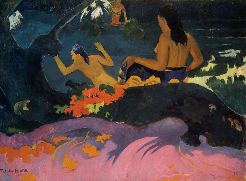 Paul Gauguin By the Sea